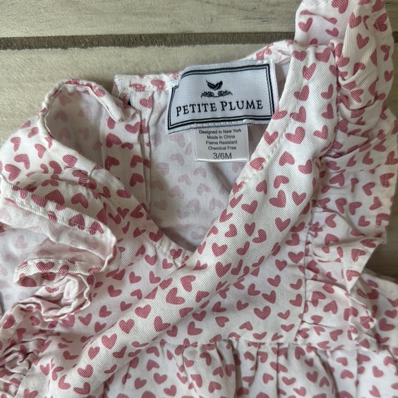 Petite Plume matching TWIN Blue and Pink Baby Outfit Set - Picture 6 of 9